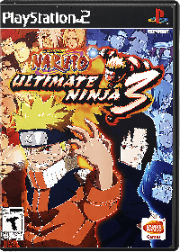 Naruto Ultimate Ninja 3 PAL Playstation 2  box art